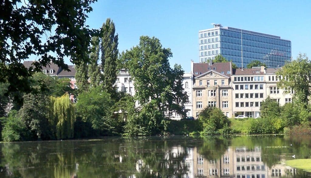 Wohnung kaufen Düsseldorf Bilk: Kaiserteich in Bilk.